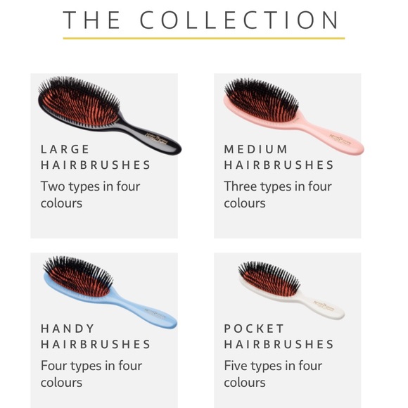 ❤️NWT Mason Pearson Premium Brushes - Picture 5 of 12